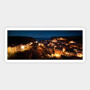 Nightime Staithes Sticker